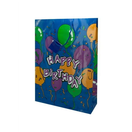 Bday Xl Gift Bag, 12 Count