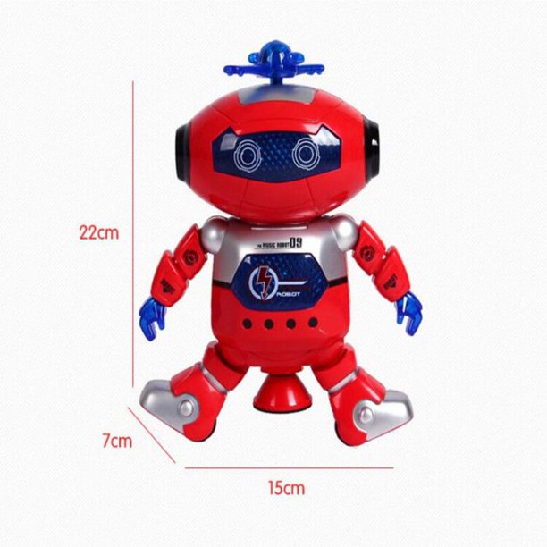 Juguetes de baile giratorios para niños, Robot con música, luz LED, juguetes electrónicos para caminar, regalo de cumpleaños y Navidad, 2023