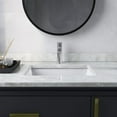thumbnail image 3 of DeerValley DV-1U201 20" L x 16" W  White Ceramic Rectangular Undermount Bathroom Sink with Overflow Modern Lavatory Vanity Vessel Sink, 3 of 18