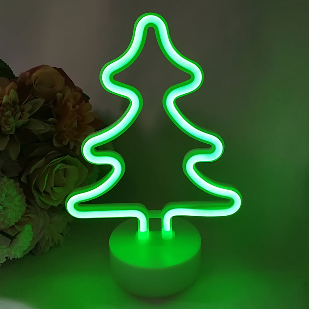 Neon Signs LED Light with Holder Base Decoration Lamp for Kids Room