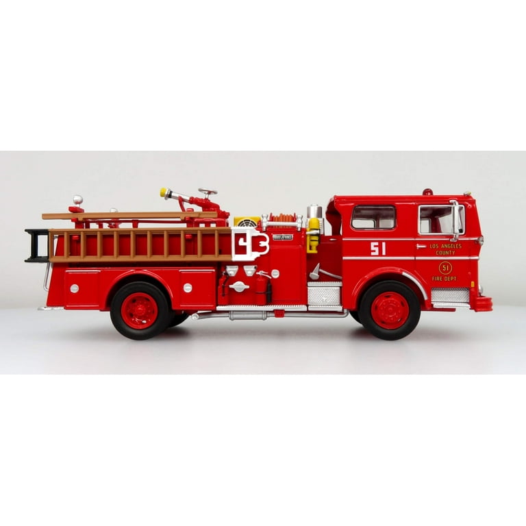 Ward Lafrance 1/50 Scale Die-Cast Model Fire Truck, LA