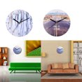 thumbnail image 4 of Tablero de densidad, reloj de pared redondo, tictac, movimiento de cuarzo, sala de estar, dormitorio, reloj decorativo sidaley JJ23605-02B, 4 of 6