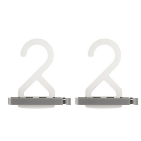 

Farfi 2Pcs Hanging Design Multi-use Sealing Clip Plastic Anti-slid Dustproof Hanger Sealing Clip for Home (White)