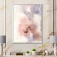 thumbnail image 2 of Designart 'Pastel Abstract With Pink Blue Beige and Red Spots' Modern Framed Canvas Wall Art Print, 2 of 5