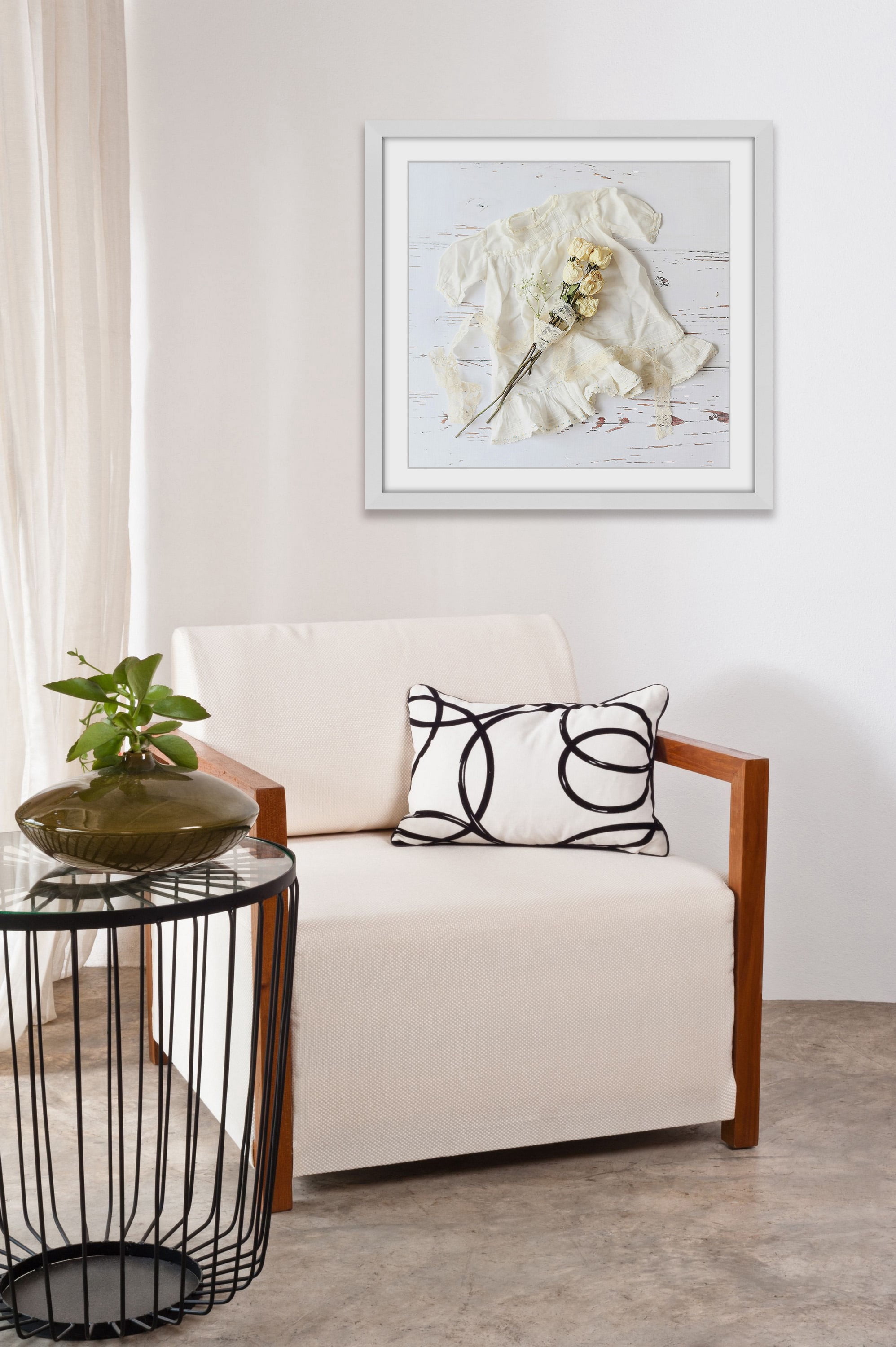 "Baby Dress Collection 3" Framed Painting Print