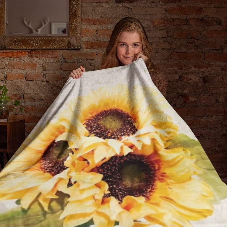 Soft sunflower blanket sale