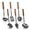 Black-Cooking utensils-D, variant on Stainless Steel Cooking Utensils Set Sliver Cooking utensils-D 6 Piece Non-Stick Heat Resistant Kitchen Tools