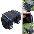 thumbnail image 4 of LUVCMFT 12.4" Bicycle Carrier Bag Rear Rack Bike Trunk Bag Luggage Back Seat Double Side Black, 4 of 7