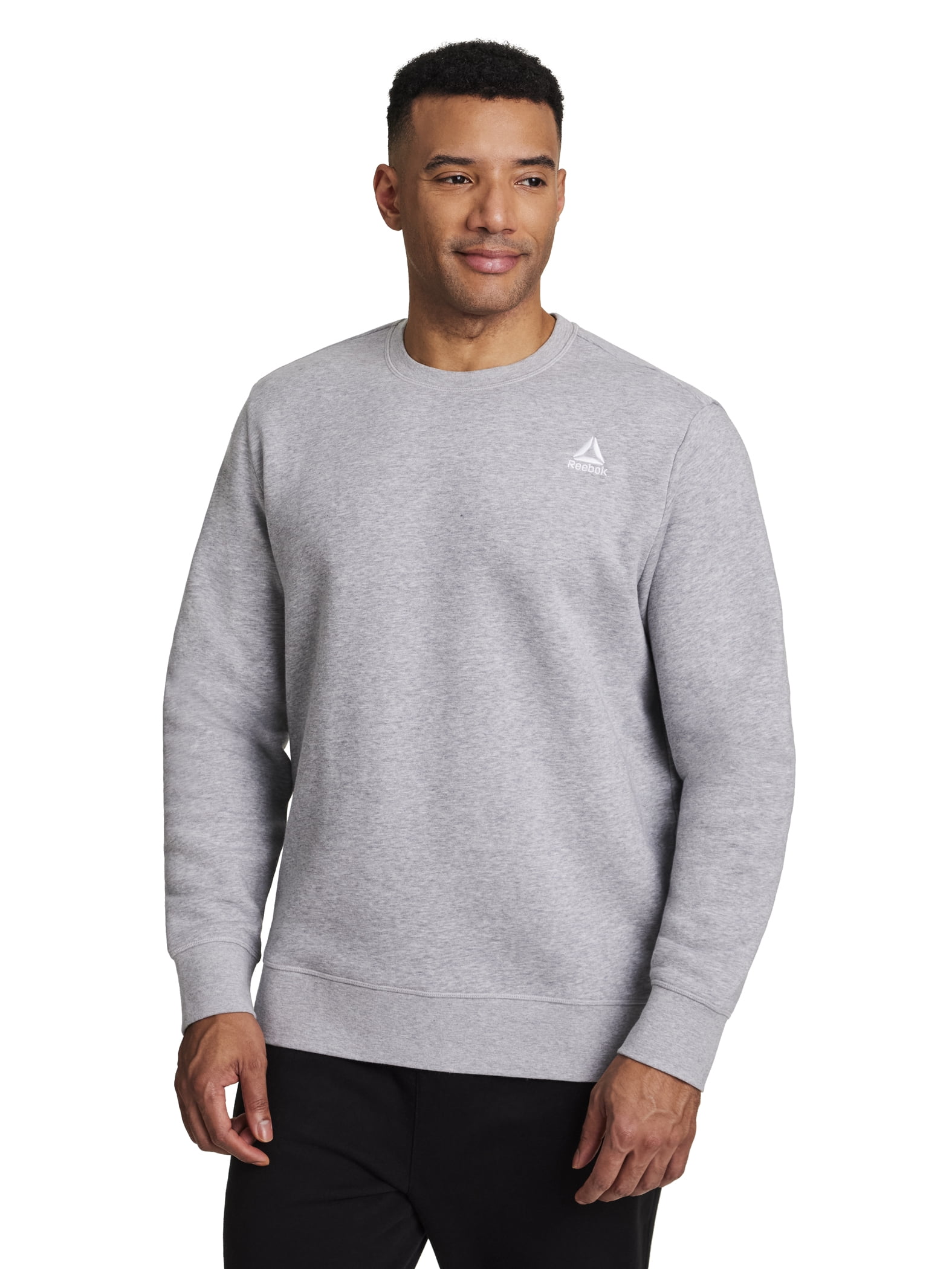 Reebok Men's and Big Men's Game Day Fleece Crewneck Sweatshirt, Sizes XS-5XL