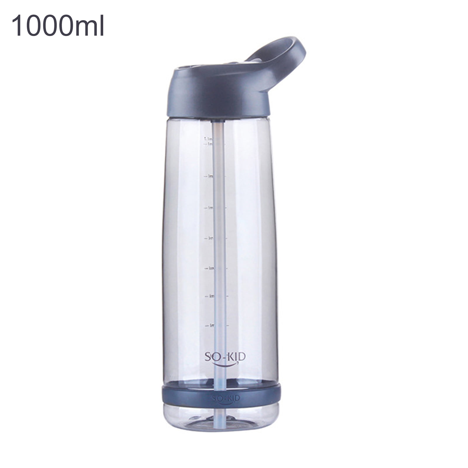 Details about   Portable Sports Water Bottle with Straw Plastic Drinks Mugs For Outdoor Travel 