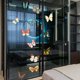 thumbnail image 3 of 24 pegatinas anticolisión para ventanas de mariposas anchas, pegatinas para ventanas, pegatinas antipájaros a prueba de polvo para evitar golpes de pájaros en puertas y ventanas, 3 of 5