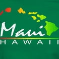 thumbnail image 3 of CafePress - MAUI Hawaii (Distressed Design) T Shirt - Women's Traditional Fit Dark T-Shirt, 3 of 4