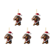 thumbnail image 1 of Adorno navideño para perro dibujos animados acrílico suministros fiesta en casa (C-3), 1 of 2