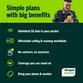 thumbnail image 5 of Simple Mobile $30 Unlimited Talk & text 30-Day Prepaid Plan (20GB at high speeds) + International Calling Credit Direct Top Up, 5 of 6