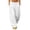 White, variant on hotojiny Baggy Sweatpants Women Fashion Wide Leg Pants for Women Elastic Waist Drawstring Unisex Sweat Pants Streetwear S-3XL