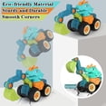 thumbnail image 4 of DIY Unpack Dinosaur Construction Truck Car Toy, STEM Montessori Dinosaur Construction Excavator Vehicle Playset, el mejor juguete de regalo para niños 3 4 5 6 7 8th Birthday WD.WDQZL Hogar, 4 of 5