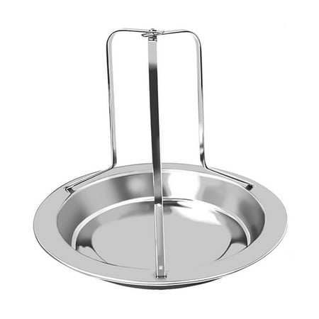

Roast Chicken Holder Stainless Steel Upright Roaster Rack BBQ Stand Grilled Pan Hot Sale Clearance