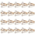 thumbnail image 5 of Tnobhg 12/20Pcs Faux Pearl Napkin Ring Set Napkin Ring Buckles Metal Spring Napkin Holder Wedding Birthday Table Decoration, 5 of 8