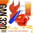 thumbnail image 3 of FFIY 330 Easter Egg Edition, Antique Rhyme Keychain Cube Mini 3x3 Key Ring(Hosta Jade), 3 of 6