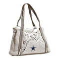 thumbnail image 1 of Bolso de mujer Littlearth NFL de los Dallas Cowboys con capucha, gris, 9.5 "x 15.5" x 4 ", 1 of 3