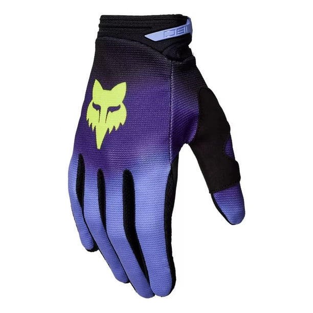 Guantes Fox 180 Interfere Moto Bici Bmx Enduro Mtb Mx Color Negro Talla M Mediano