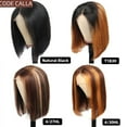 thumbnail image 3 of Highlight Straight Bob Human Hair Wig 13x4 Lace Front, 3 of 23