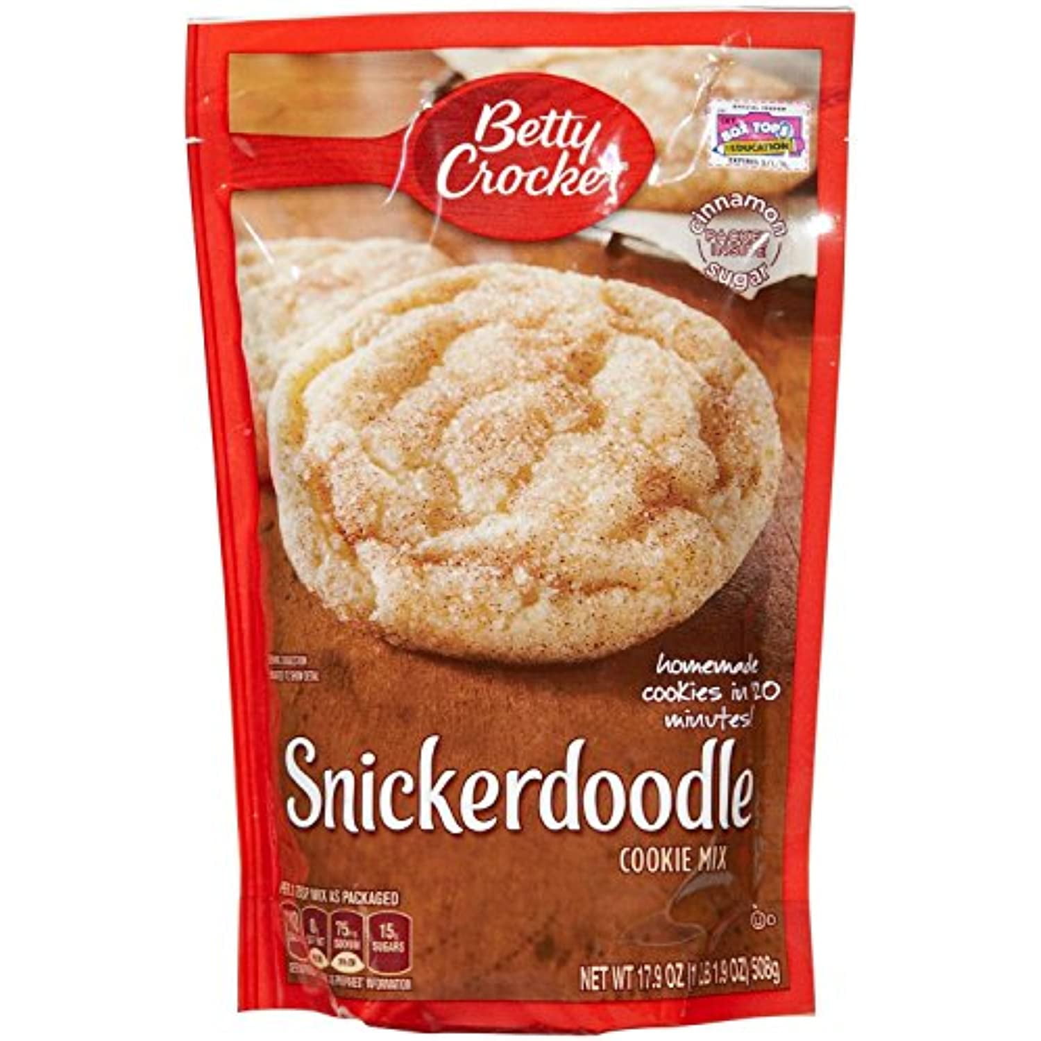 Betty Crocker Snickerdoodle Cookie Mix 17.9 Oz (Pack Of 4)