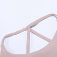 thumbnail image 7 of Women V Neck Sports Bras CrissCross Strappy Wirefree Padded Low Yoga Gym Bra Workout Crop Tops Yoga Clothes for Women Bra of Top Supportive Seamless Bra Womens Workout Items Comfort Yoga Running Bra, 7 of 7