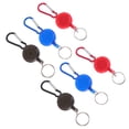 thumbnail image 5 of 6pcs Premium Retractable Key Hebillas Portátiles Reel Clips Anillos de llave retráctiles, 5 of 5