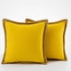 thumbnail image 4 of Funda de cojín de 45x45 cm, funda de almohada suave, funda de cojín, para amarillo, 4 of 9