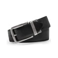 thumbnail image 3 of Cinturón Steve Madden vestido casual de cuero marrón/negro para hombre 32, 3 of 5