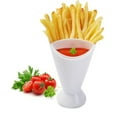 2 in 1 French Fry Cone with Dipping Potato Cup Table Tools French Fries