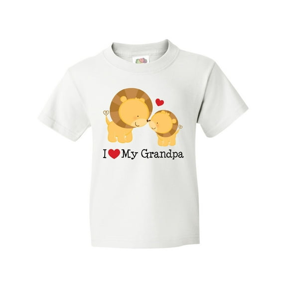 Inktastic I Love My Grandpa Youth T-Shirt