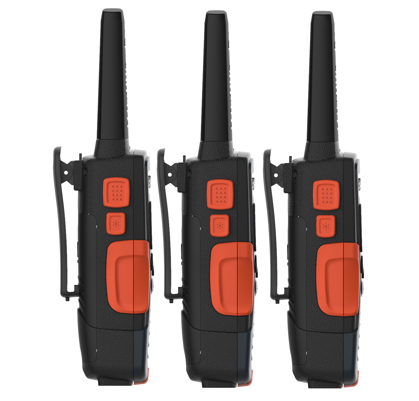 Cobra CXT1095 3PH Emergency Two-Way Radios (3-Pack) IP67 Certified Waterproof  Walkie Talkies, up to 40 Mile Range  22 Channels and NOAA Weather Channels 