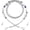 Silver Beads Shell, variant on EseeAier Eyeglass Chain Strap Holder Cord Eyewear Retainer Crimmy Reading Eyeglass Necklace