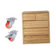 thumbnail image 4 of CHICHUMID 4pcs Heavy Duty Wheels Multi Metal Practical Design For Shopping Carts, 4 of 5