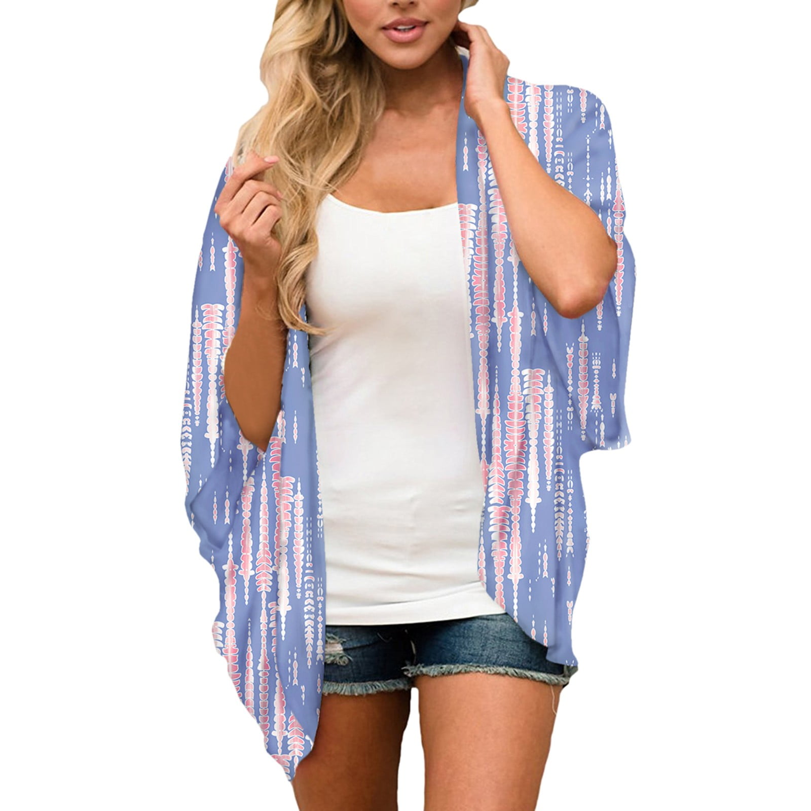 Tan Cardigan Button Summer Womens Floral Printed Puff Sleeve Chiffon Kimono  Thick Sweaters for Women Open Front Cardigan Button down Sweaters for Women Sheer  Cardigan for Women Sweater Cardigan - Walmart.com