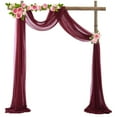 thumbnail image 3 of Wedding Arch Draping Party Backdrop Curtain Panels 6 Yard 70x550cm for Decor 1x Red, 3 of 6