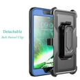 thumbnail image 3 of SOATUTO For iPhone 8 Plus / iPhone 7 Plus Case Heavy Duty Protective Case with Kickstand, Built in Screen Protector and Belt Swivel Clip for Apple iPhone 8 Plus / iPhone 7 Plus 5.5 inch (Blue), 3 of 5