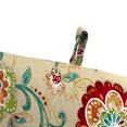 thumbnail image 6 of Jordan Manufacturing 44" x 22" Fanfare Sonoma Multicolor Floral Rectangular Outdoor Chair Cushion with Ties and Hanger Loop, 6 of 15