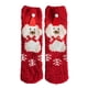 thumbnail image 2 of Medias navideñas con puño de piel sintética • Personajes de reno de muñeco de nieve de Papá Noel • Calcetines de invierno cálidos y gruesos • Fibra de poliéster • 1 par, 2 of 8