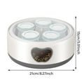 thumbnail image 3 of BotaniNest Probiotic Yogurt Motor Yogurt With Adjustable Temperature And Control For Better Health Yogurt Jar With Lids Perfect Health For Men And Women, 3 of 7