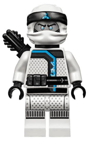 Ninjago LEGO® White Ice Ninja Zane Sons of Garmadon Minifigure 70639 Genuine 