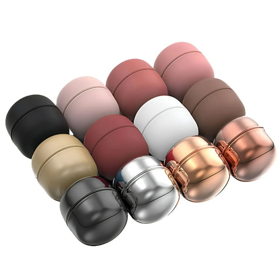 DESIGNICE 12 Pairs Premium Strong Hijab Magnets for Women,Professional No-Snag Multi-Use Magnetic Pins for Hijab Scarf Shirts Dress and Clothes,Matte and Glossy Style