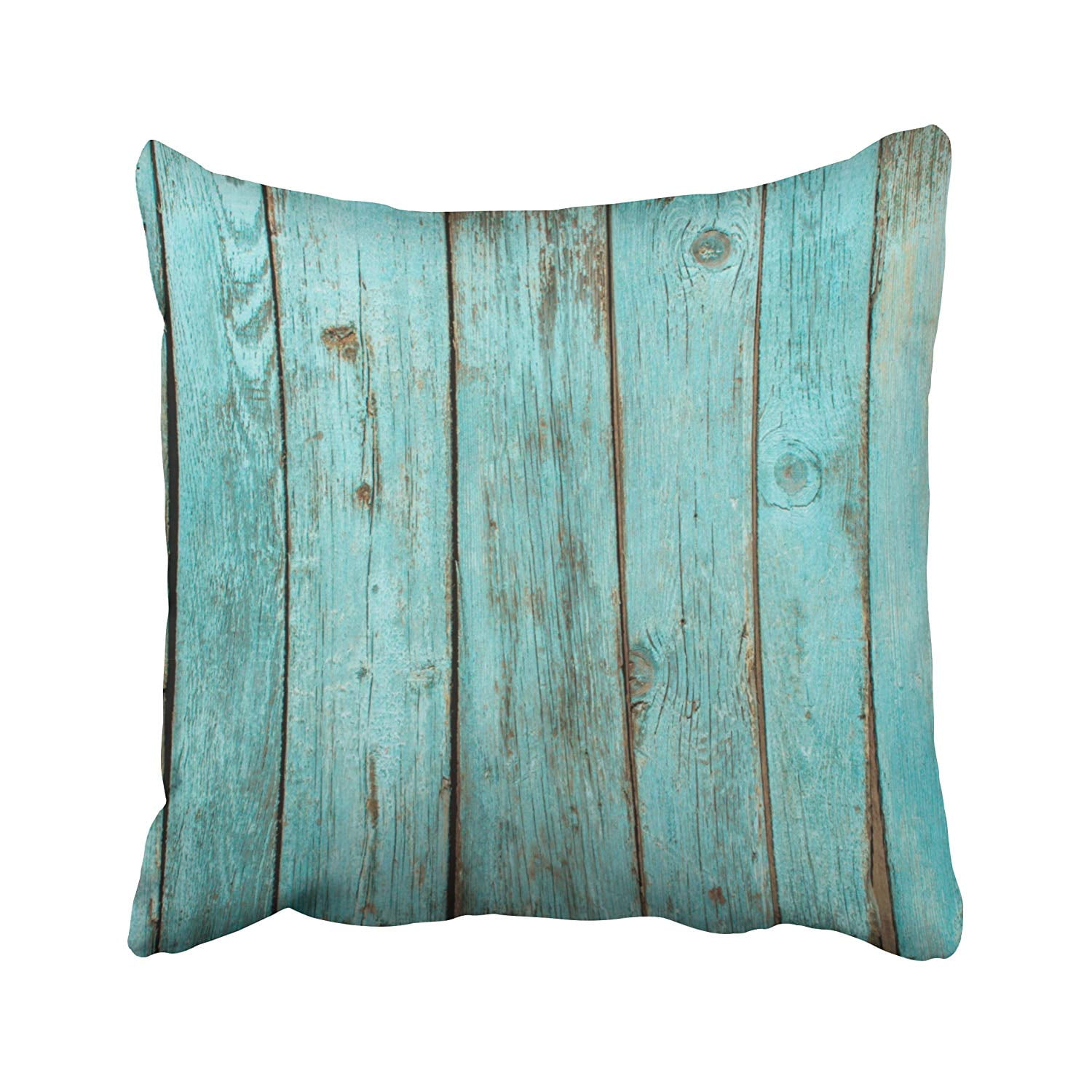 BPBOP Wood Pillows Turquoise Wood Teal Barn Wood Weathered Beach