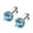 Sky Blue, variant on Natural Morganite Color Stone Stud Earrings 6MM Feminine Elegant Earrings