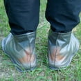 thumbnail image 3 of Waterproof Shoe Covers 2 pairs Rain Shoe Covers for Men Women and Children for Outdoor Activities, 3 of 10