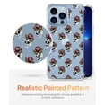 thumbnail image 2 of Skull Rose Clear Case for iPhone 13 Pro Max,Aesthetic Art Design Case for Men Women,Unique Soft Transparent TPU Bumper Case Cover, 2 of 5