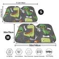 thumbnail image 3 of Picia Cartoon Dinosaurs Curved Windshield Sunshade Accordion Folding Style Auto Shade for Car Truck SUV Van Blocks UV Ray Sun Visor Protector -Small, 3 of 7