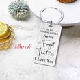 thumbnail image 6 of Yobent Goddaughter Gifts for Christmas Birthday Valentiens, Stainless Steel Goddaughter Keychain, Goddaughter Baptism Gifts with Love Quote, 6 of 6